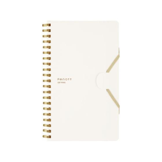 【お取り寄せ】コクヨ ソフトリングノート ペノット 5mm方眼 B6変形 ホワイト スSP147S5...