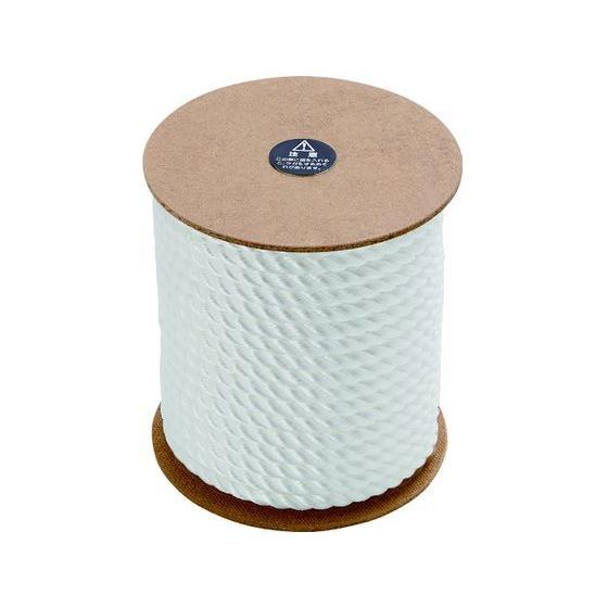 【お取り寄せ】TRUSCO イザナス[[R下]]ロープ3つ打タイプ 線径12mm 長さ30m ビニロ...