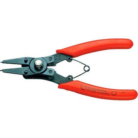 【お取り寄せ】TRUSCO スナップリングプライヤー (軸・穴兼用型) TSRP1050 プライヤー...