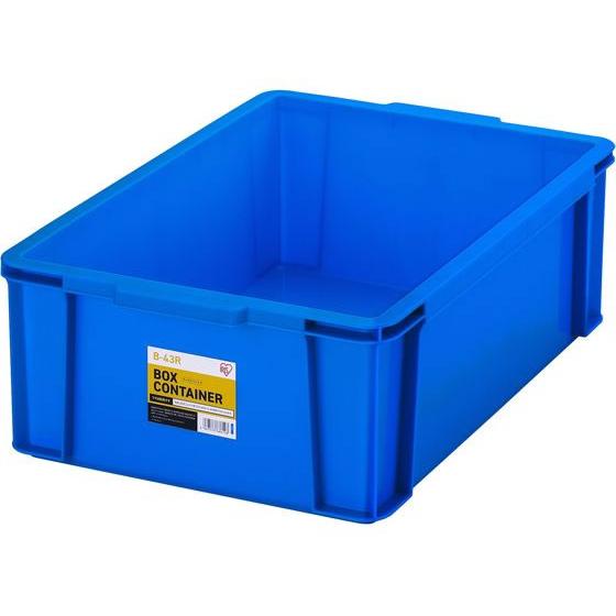 【お取り寄せ】アイリスオーヤマ ボックスコンテナ ブルー B-43R ボックスコンテナ 保管 作業
