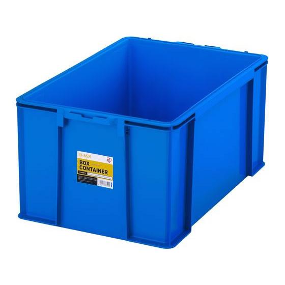 【お取り寄せ】アイリスオーヤマ ボックスコンテナ ブルー B-65R ボックスコンテナ 保管 作業