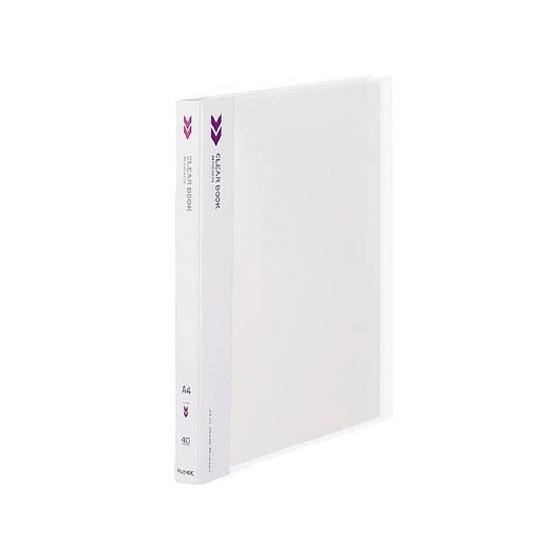 コクヨ クリヤーブック〈K2〉固定式 A4 40ポケット 透明 Ａ４ 固定式クリヤーファイル