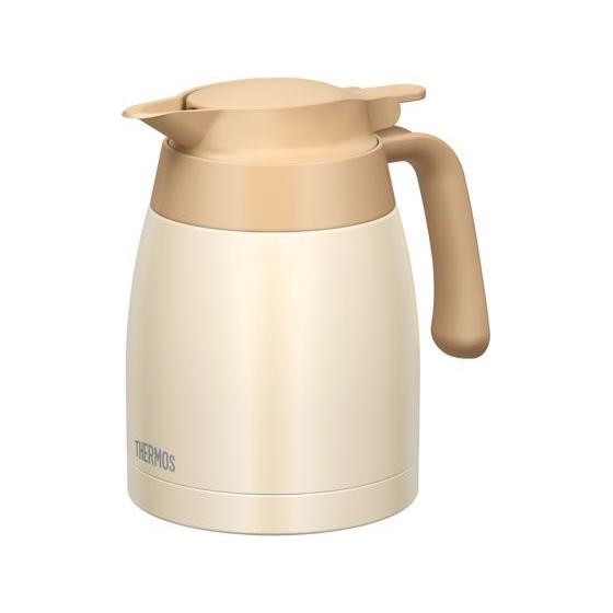 サーモス ステンレスポット 1L クリームホワイト 1L 卓上 厨房 キッチン テーブル