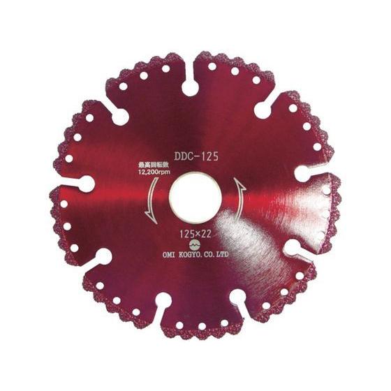 【お取り寄せ】大見 コンクリート用溶着ダイヤカットソー 125mm DDC-125  カッター ホイ...