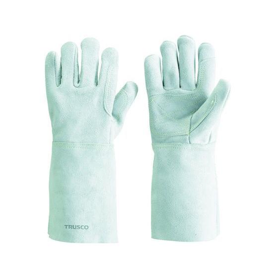 【お取り寄せ】TRUSCO ケブラー(R)糸使用溶接手袋 5本指 裏綿付 KEVY-T5 牛革手袋 ...