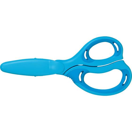 コクヨ 学習はさみ エアロフィットサクサキッズ 右手用 青 ハサ-P270B はさみ 子供用 切る ...