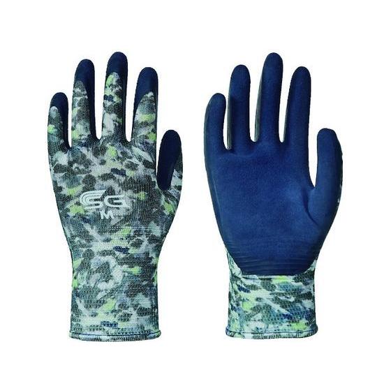 【お取り寄せ】トワロン 天然ゴム背抜き手袋 SG-R107 ぼかし柄グレー M 背抜き手袋 軍手 作...