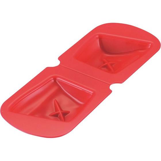 【お取り寄せ】EBM アサヒ ソフト食シリコン型 魚型 AS-R(レッド) 1724310 キッチン...