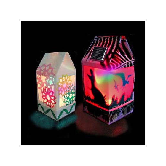 【お取り寄せ】イーケイジャパン エレキット 牛乳パックソーラーランタン JS-6114F プログラミ...