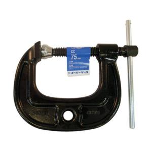 スーパー シャコ万力(C型)強力ワイドタイプ 75mm カチオン電着塗装