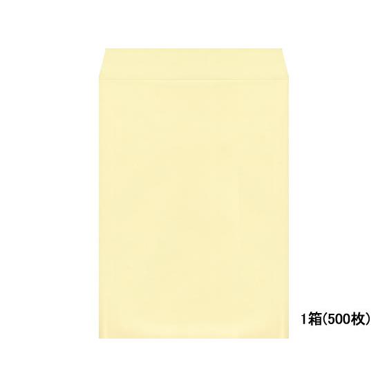 フレッシュトーン封筒 角2 クリーム 500枚 K2S541 A4封筒 テープ無し 郵便番号枠なし ...