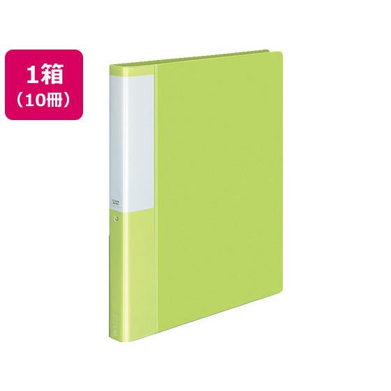 コクヨ クリヤーブック POSITY差替式A4 30穴背幅33ライトグリーン10冊 Ａ４ 差替式クリ...