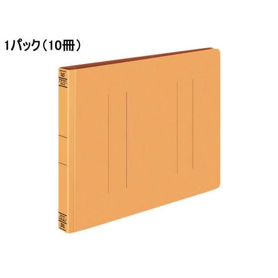 コクヨ フラットファイルW(厚とじ) A4ヨコ とじ厚25mm 黄 10冊 厚綴じタイプ Ａ４ フラ...