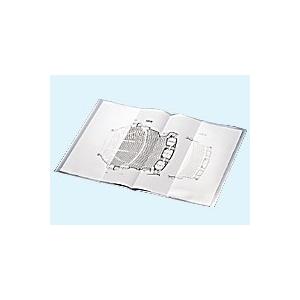 コクヨ クリヤーホルダー(A3・二つ折り) A4 透明 5枚 フ-755 見開きタイプ Ａ４ Ａ３ ...