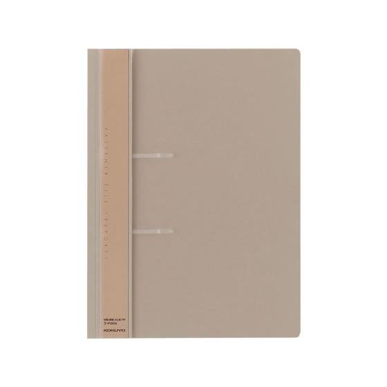 コクヨ ファスナーファイル〈レポート〉 A4タテ 2穴 100枚収容 セピア ファスナー式 プレゼン...