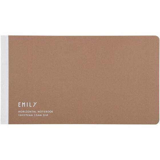 キングジム EMILy 横長ノート チャイロ EY9043-BR ノート