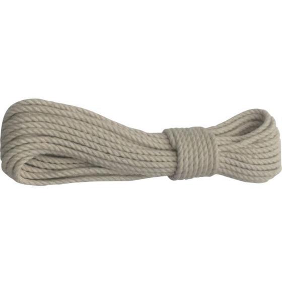 【お取り寄せ】ユタカメイク ロープ 綿ロープ3ツ打 4φ×10m A-59 綿ロープ 荷造り紐 梱包
