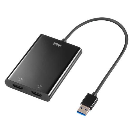 【お取り寄せ】サンワサプライ USB-HDMIディスプレイアダプタ USB-CVU3HD6 ＨＤＭＩ...