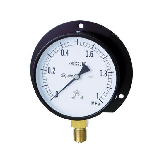 【お取り寄せ】右下 一般圧力計(B枠立型・φ100) 圧力レンジ0.0~0.16MPa G421-2...