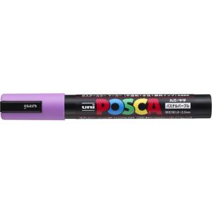 三菱鉛筆 ポスカナチュラルカラー中字丸芯 パステルパープル PC5MP.11 紫 パープル系 ポスカ 水性ペン 水性マーカー