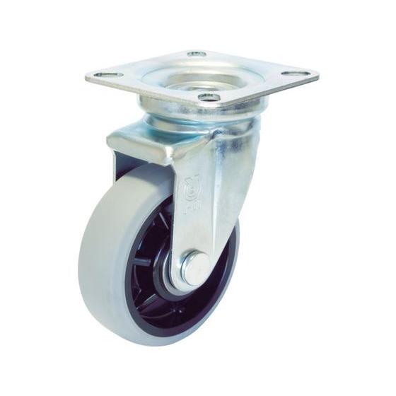 【お取り寄せ】ユーエイ 産業用キャスター自在車 130径ナイロンホイルウレタン車輪 GUJ-130 ...