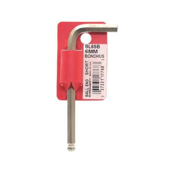 【お取り寄せ】ボンダス ボールポイント・L-レンチ ショート メッキ 6mm BL6SB 六角棒レン...