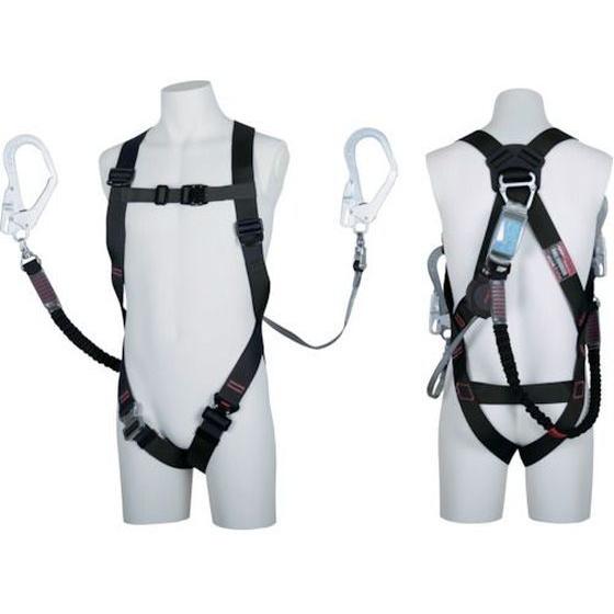 【お取り寄せ】ツヨロン ライトハーネス ワン・ハンドリトラ+ノビロン 黒 Lサイズ 墜落制止用器具 ...