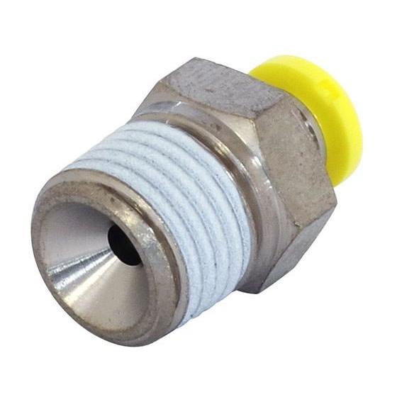 【お取り寄せ】新潟精機 チューブ用ワンタッチ継手 ストレート PC4-02 空圧工具 作業用品 工具