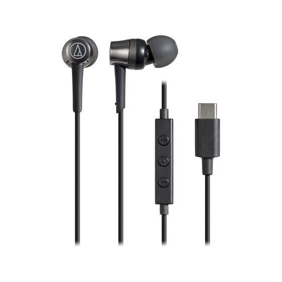 【お取り寄せ】オーディオテクニカ USB TypeC用イヤホン ブラック ATH-CKD3C BK ...
