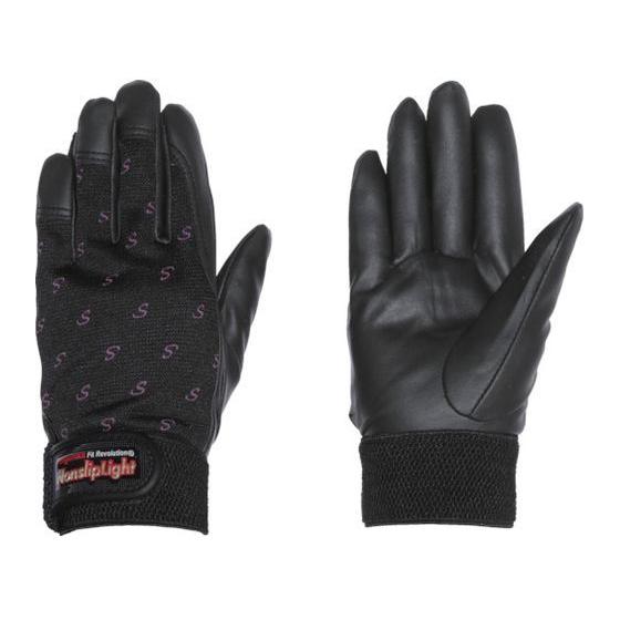 【お取り寄せ】ペンギンエース ノンスリップライト S ブラック PA-9101 ポリウレタン手袋 革...