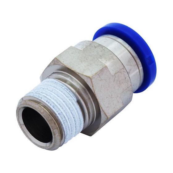 【お取り寄せ】新潟精機 チューブ用ワンタッチ継手 ストレート PC10-02 空圧工具 作業用品 工...