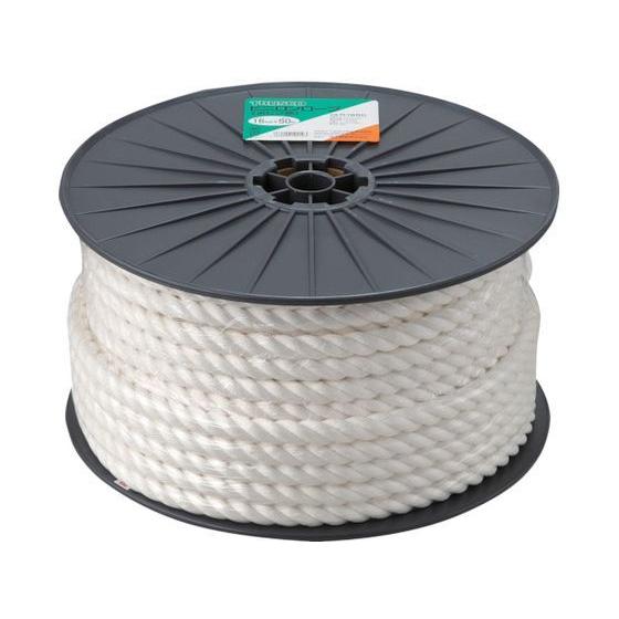 【お取り寄せ】TRUSCO ビニロンロープ 3つ打 線径16mm×長さ50m R-1650 ビニロン...