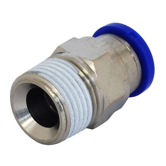 【お取り寄せ】新潟精機 チューブ用ワンタッチ継手 ストレート PC10-03 空圧工具 作業用品 工...