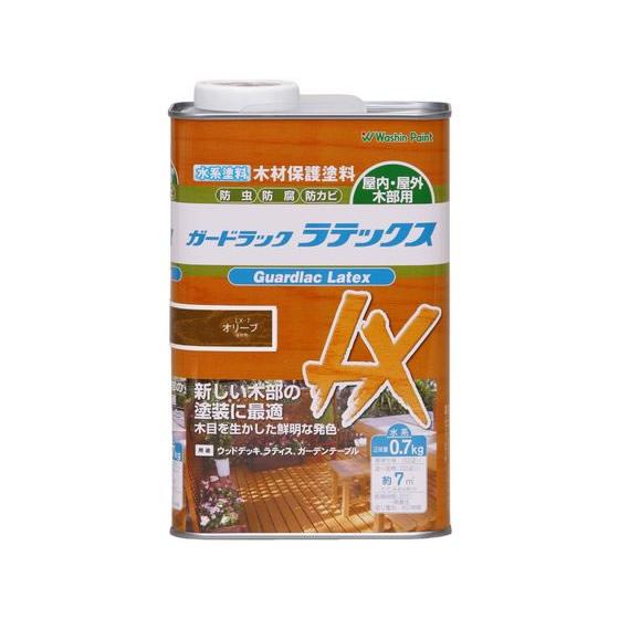 【お取り寄せ】和信ペイント ガードラックラテックス オリーブ 0.7kg 911507
