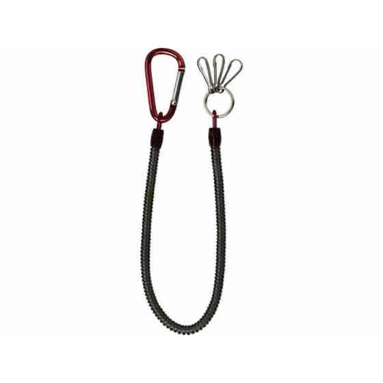 ソニック スパイラルキーチェーン ロング 30cm〜120cm レッド SK-4101-R キーホル...