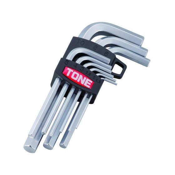 【お取り寄せ】TONE マスターツール六角棒L形レンチセット AS900 六角棒レンチ ドライバー ...
