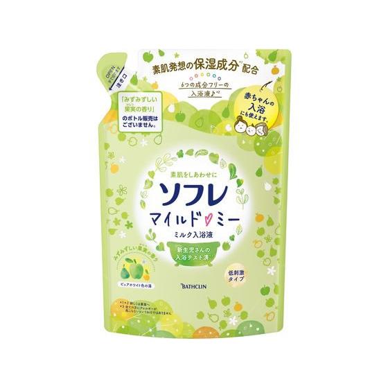 バスクリン ソフレ マイルドミー みずみずしい果実の香り 600mL 入浴剤 バス ボディケア スキ...