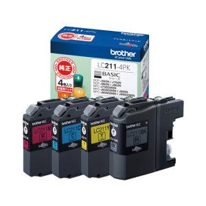 ブラザー工業 ブラザー(brother) LC211-4PK 純正 インクカートリッジ 4