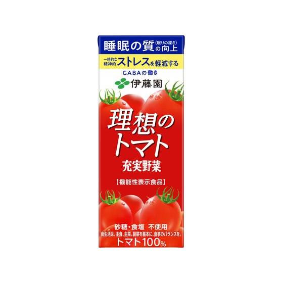 伊藤園 充実野菜理想のトマト 200ml 野菜ジュース 果汁飲料 缶飲料 ボトル飲料 