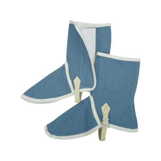 【お取り寄せ】吉野 ハイブリッド 耐熱耐切創 保護具 足カバー ネイビーブルー 腕カバー 脚カバー ...