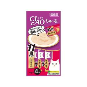 いなばペットフード CIAO ちゅーる 11歳からのとりささみ 14g×4P おやつ 猫 ペット キャットフード
