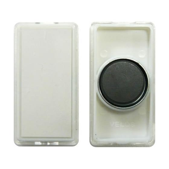 ベロス マグタッチ カラー名札 小 白 20個 MN-80(WH) マグネットシート つやなしタイプ...