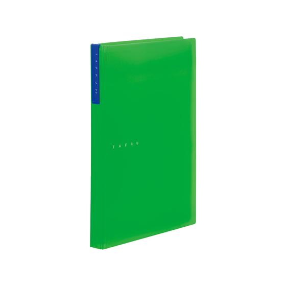 キングジム クリアーファイル タフル(透明)A4 20ポケット 緑 8152T-G