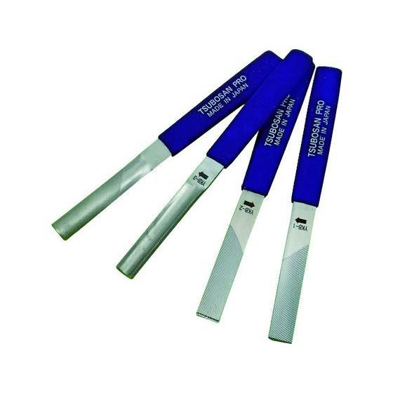 【お取り寄せ】ツボサン 横に削るヤスリ 4種セット YKB-ST ヤスリ 研削研磨用品 作業用品 工...