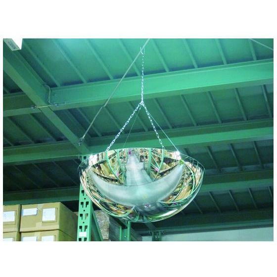 【お取り寄せ】コミー ラミドームチェーン吊り下げタイプ495Φ LT5CH 安全ミラー ガレージミラ...