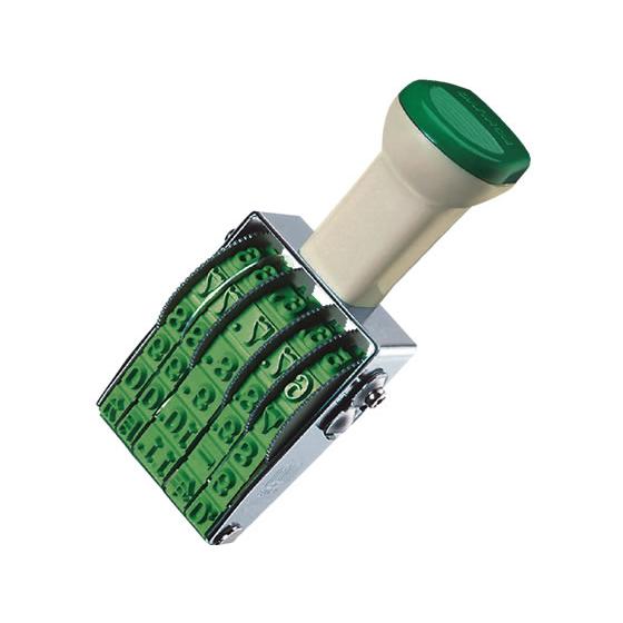 コクヨ 回転印 欧文日付 2号5連 明朝体 IS-D2N 日付回転印 回転ゴム印 スタンプ ビジネス...