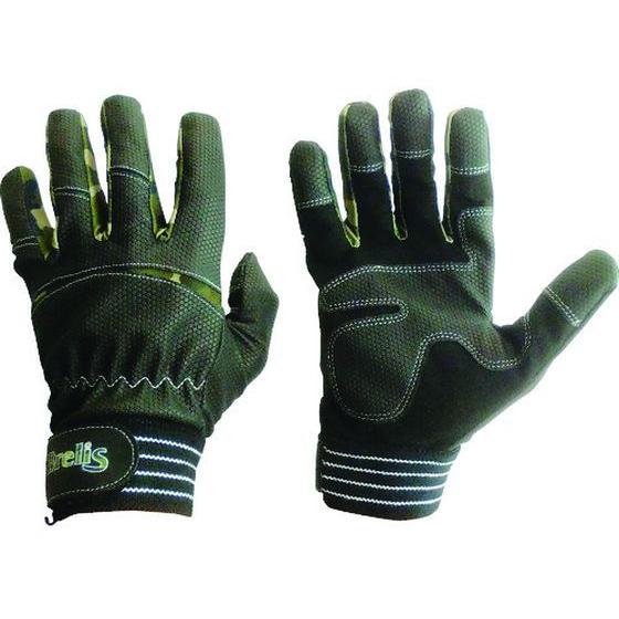 【お取り寄せ】富士手袋 合皮手袋 ブレリスストロングキャッチ グリーン迷彩 L ポリウレタン手袋 革...