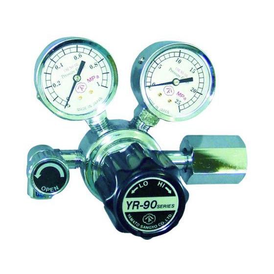 【お取り寄せ】ヤマト 汎用小型圧力調整器 バルブ付 12N01-2210-H2 溶接ガスホース 調整...