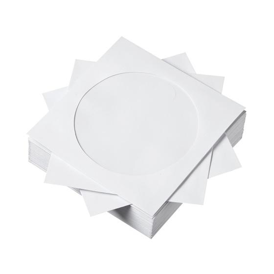 サンワサプライ DVD・CDペーパースリーブケース(ホワイト) 50枚入 ＣＤ ＤＶＤ用紙ケース メ...