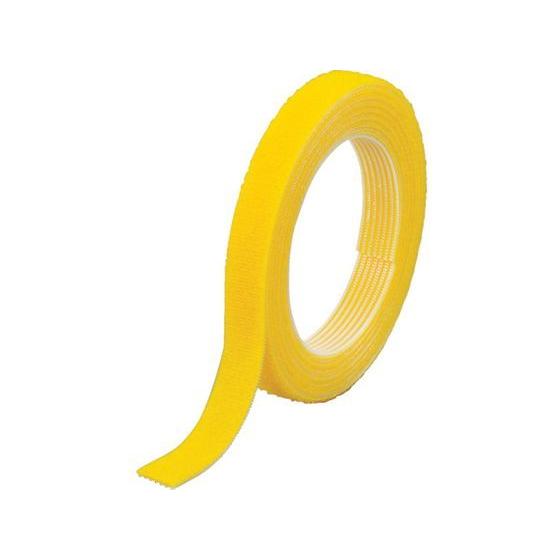 【お取り寄せ】マジックバンド[[R下]]結束テープ両面 幅20mm×長さ30m黄
